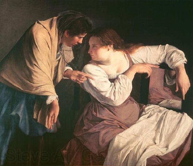 Orazio Gentileschi Martha tadelt ihre Schwester Maria